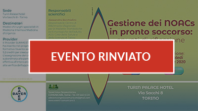 Gestione dei NOACs in pronto soccorso: spunti di riflessione - II Edizione